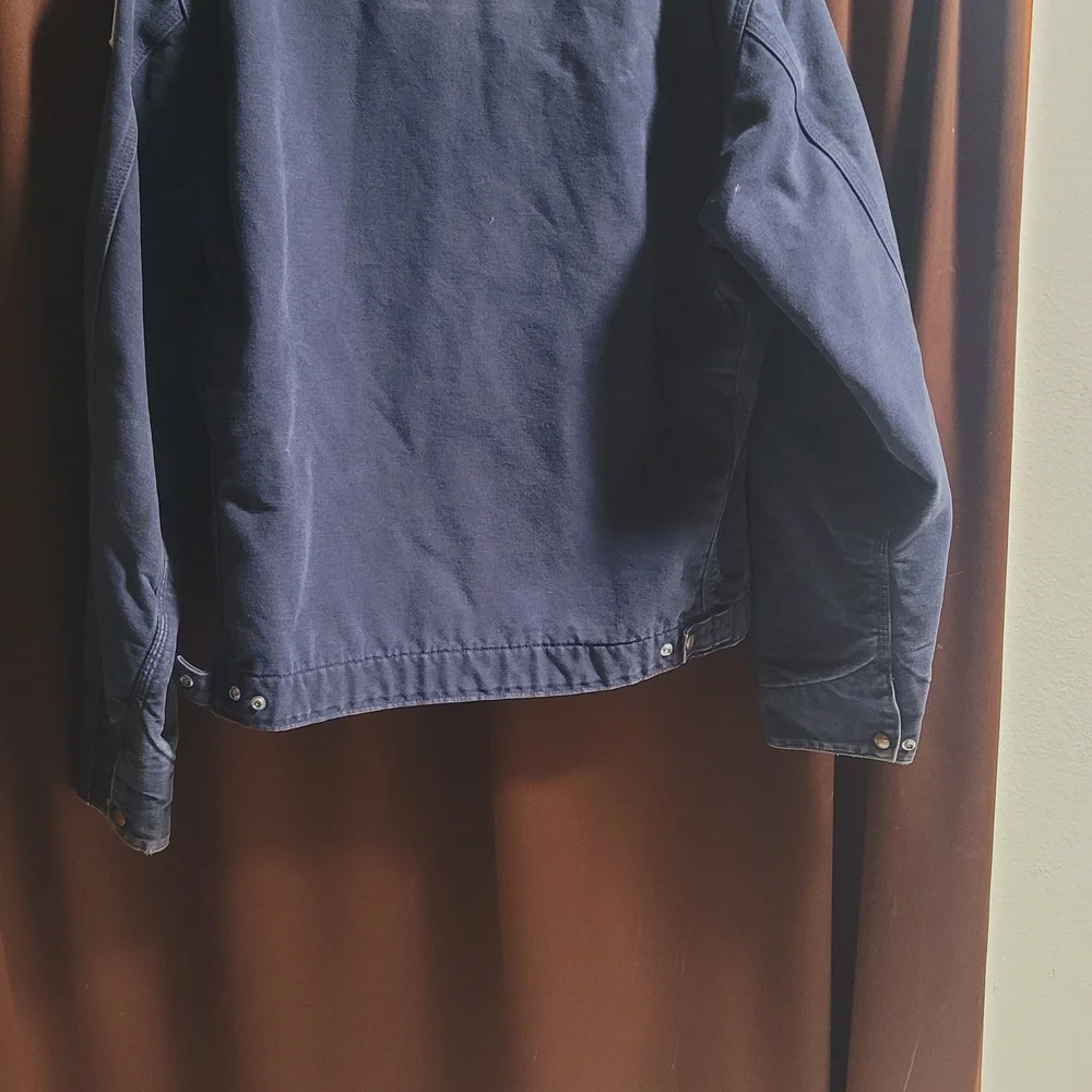 Mens Carhart Detroit Work Jacket In Navy - Picture 6 of 11